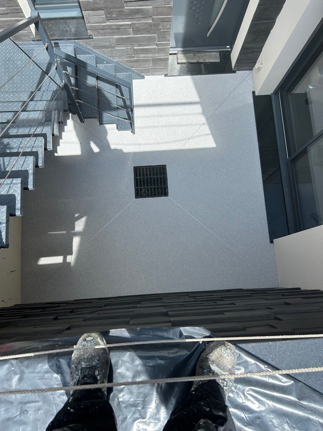 Moquette de pierre vue du haut