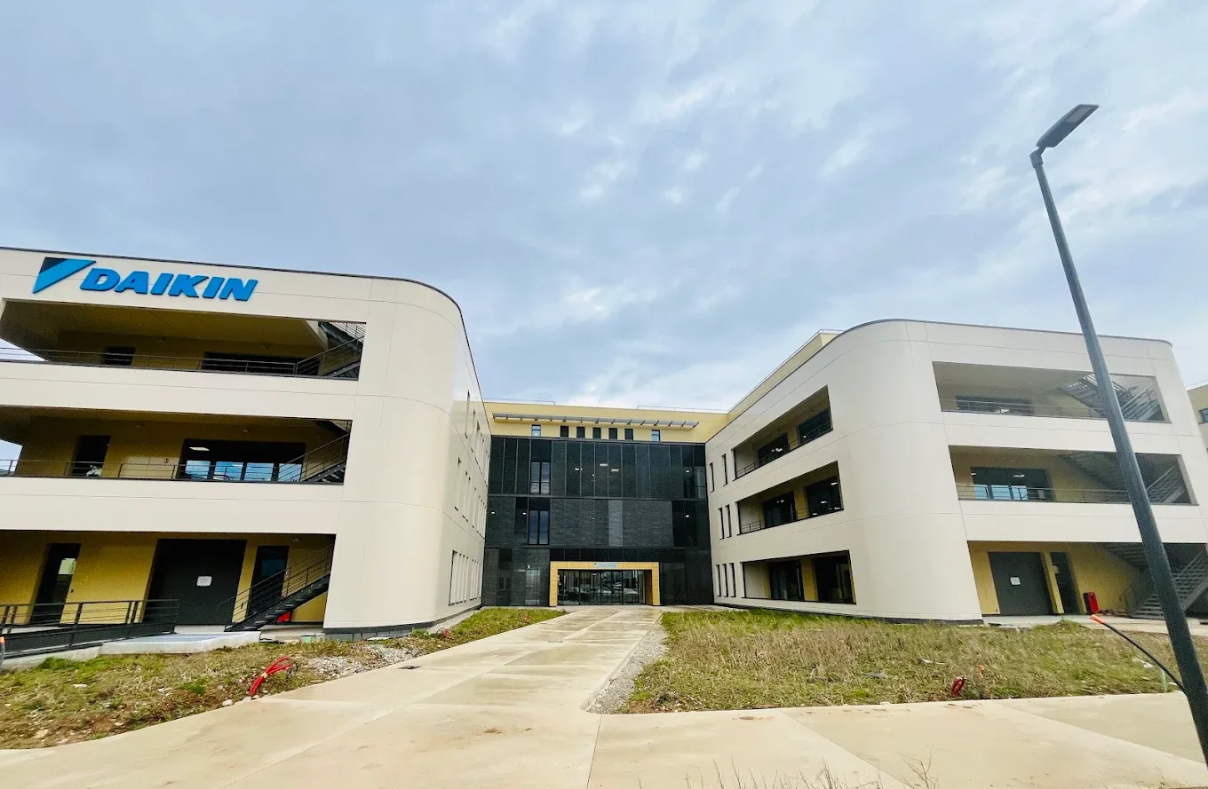 Bâtiment Daikin de la région lyonnaise