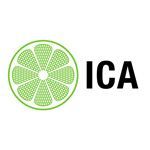 Icône représentant une tranche de citron vert avec l'inscription ICA en noir.