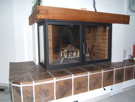 Vitrage de cheminée sur mesure - Au Feu de bois