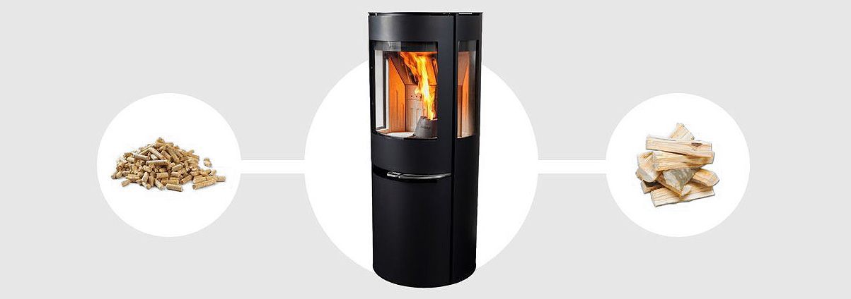 Poêle mixte - Au Feu de bois