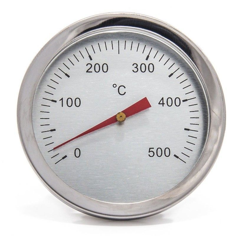 thermometre-a-four-inox-500-c-fixation-a-vis - Au Feu de bois