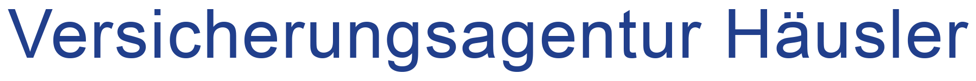 Versicherungsagentur Häusler | Staudach-Egerndach | Logo