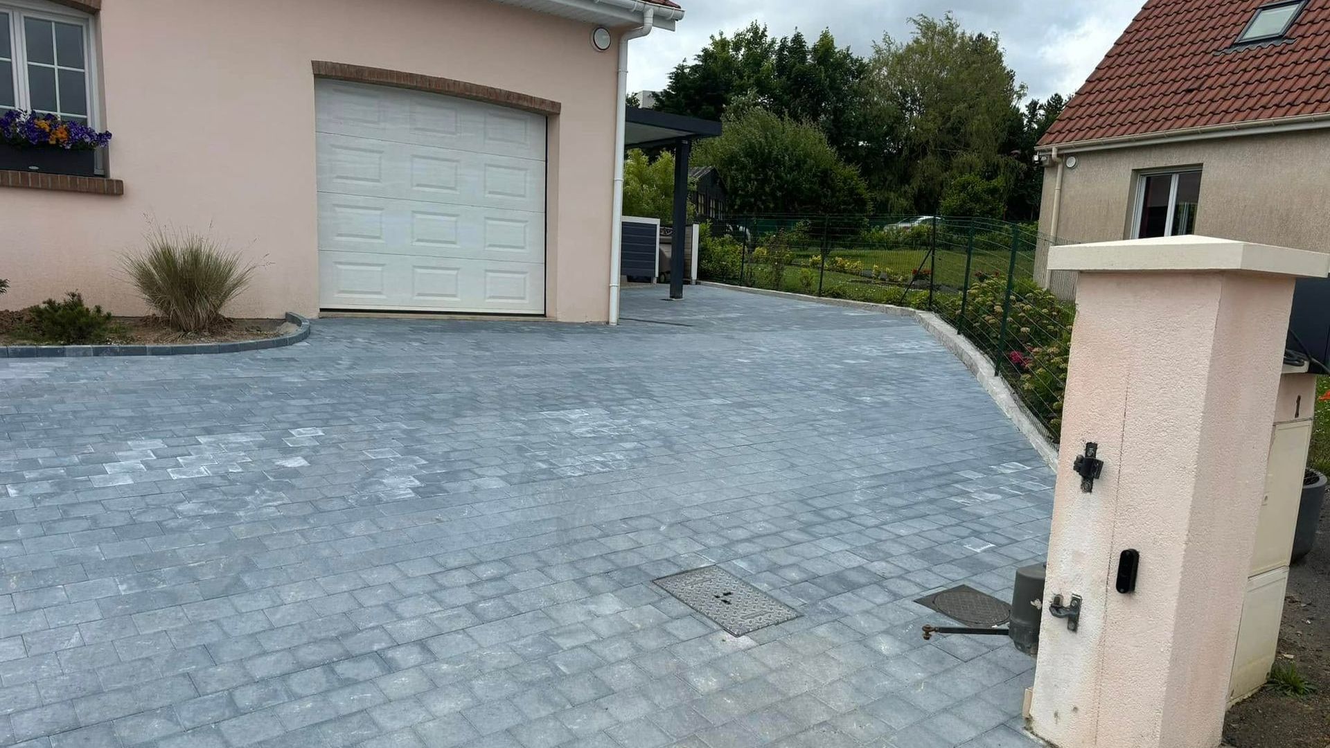 Pavage d'une terrasse sur plots
