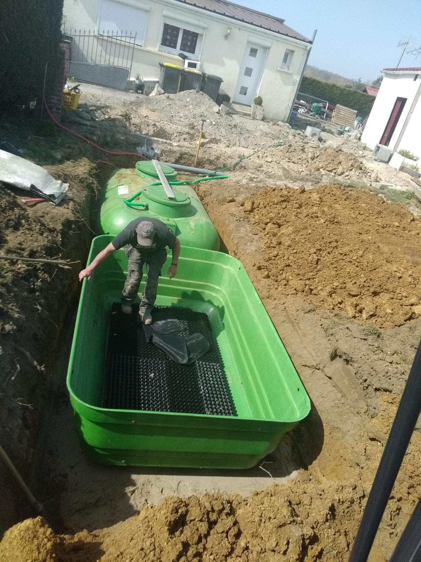 Mise en place d'une microstation d'épuration