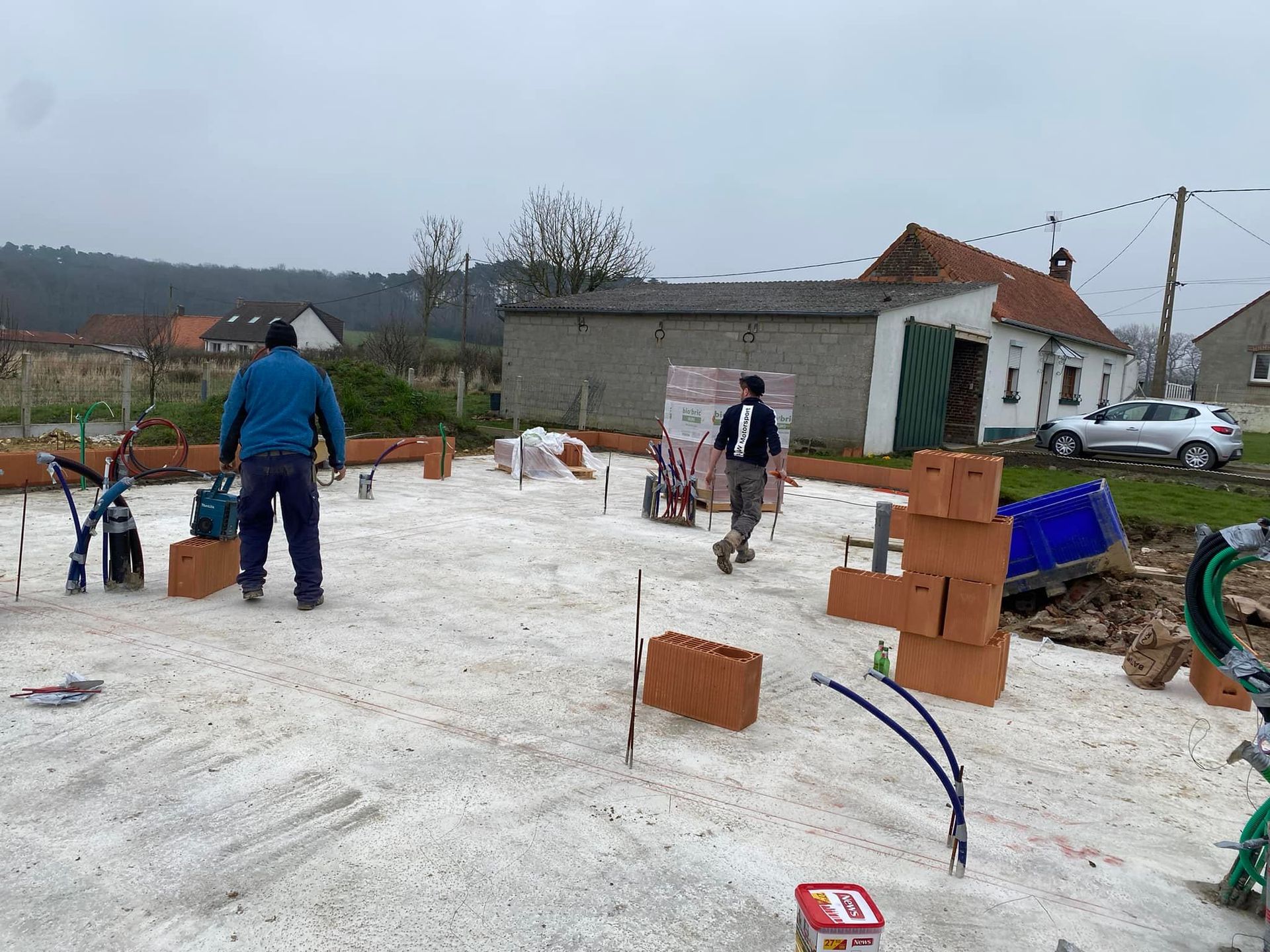 Travaux de raccordement