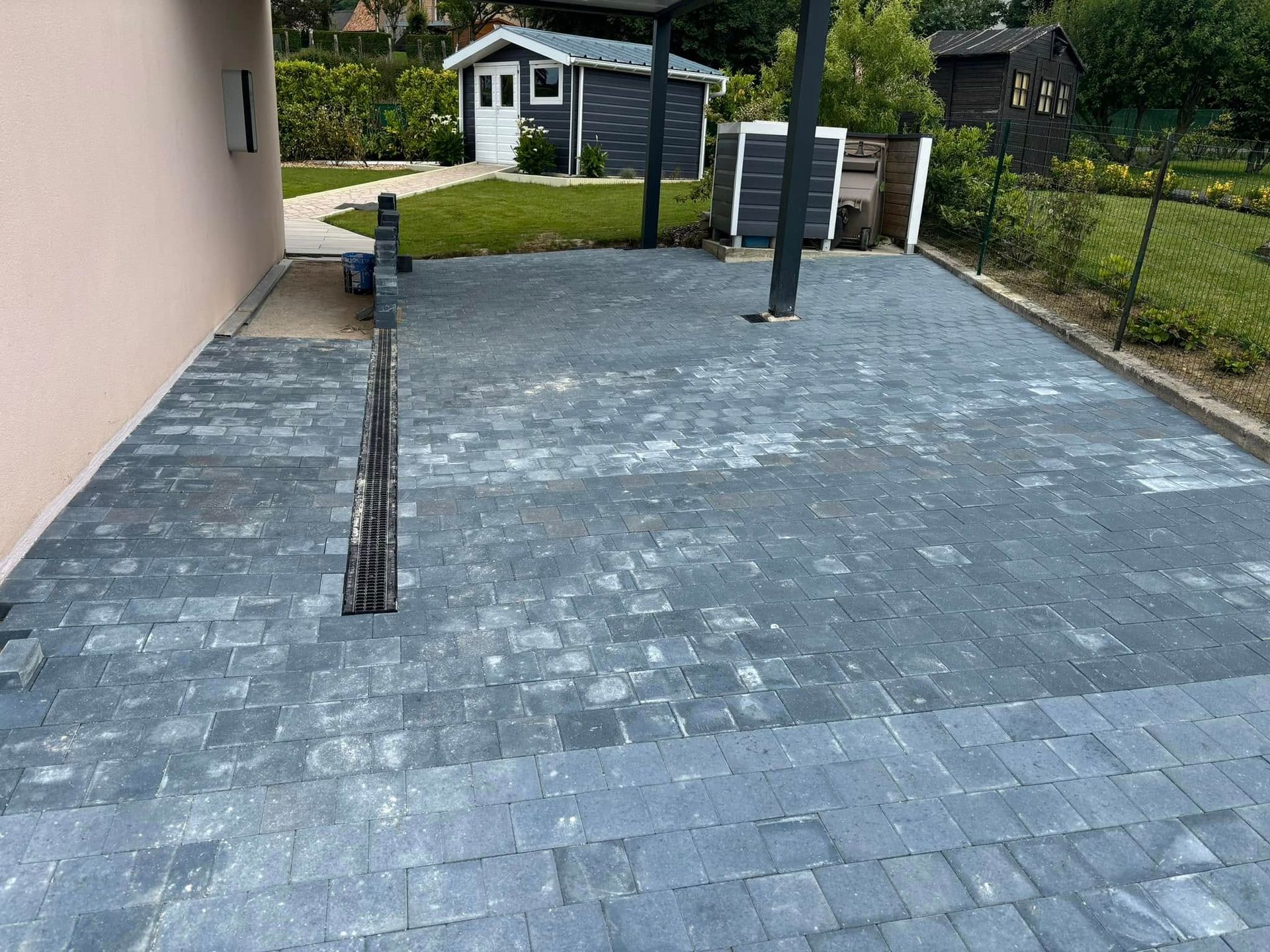 Une terrasse sur plots