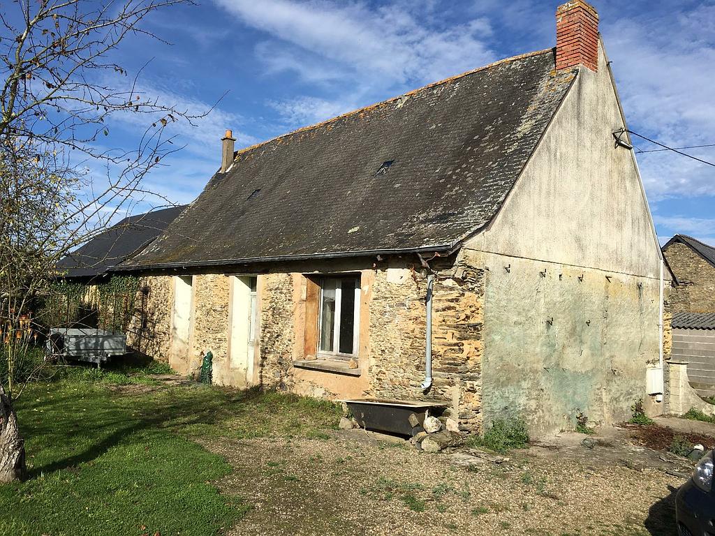 Photo avant piquetage des enduits joints existants