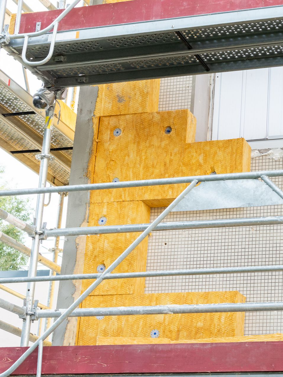 Isolation de la façade d'une copropriété