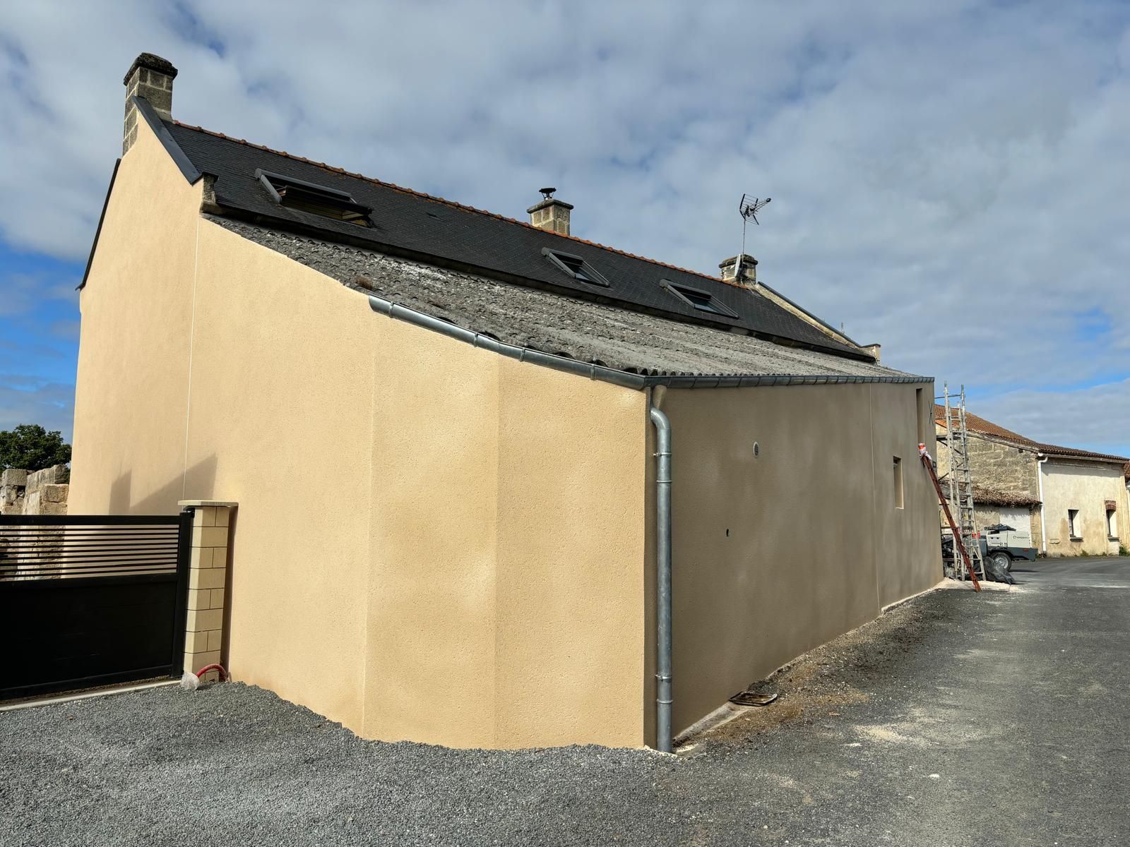 Maison avec une isolation thermique
