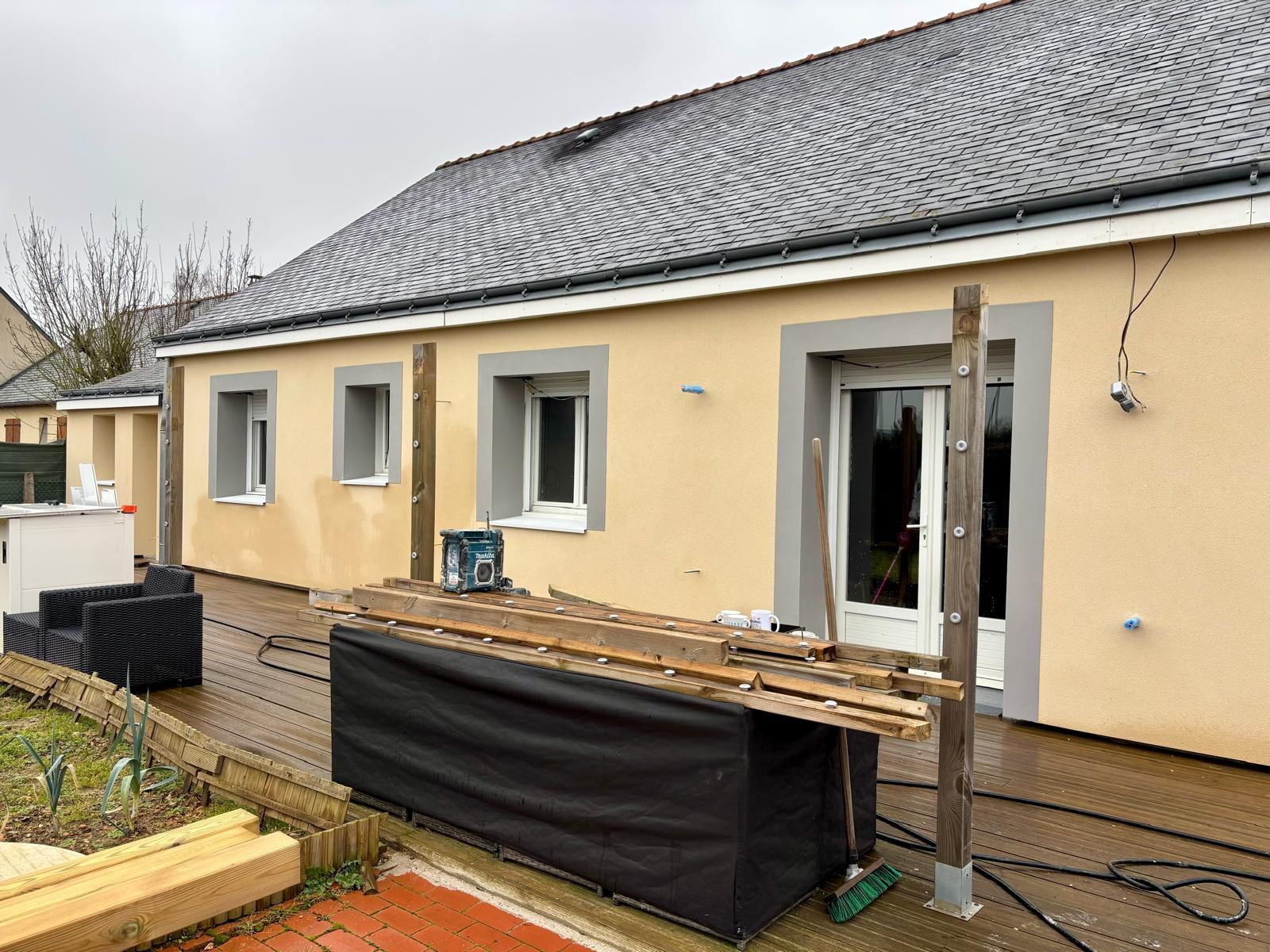 Présentation produit Travaux d'ITE en cours