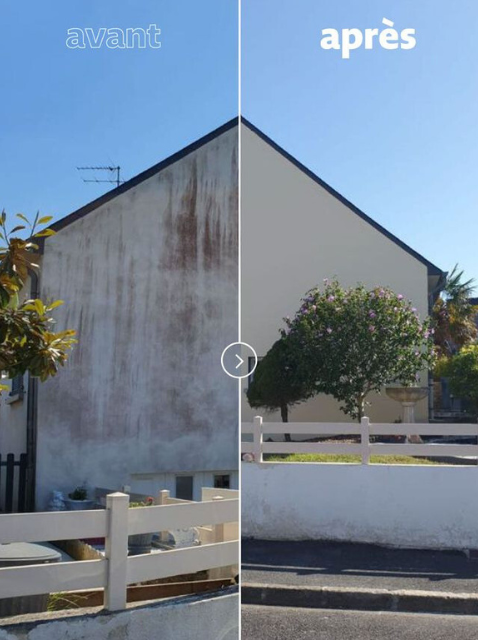 Maison après une rénovation extérieur