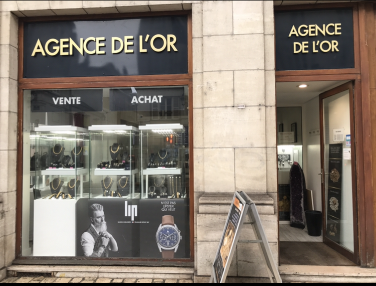 Devanture de l'Agence de l'Or