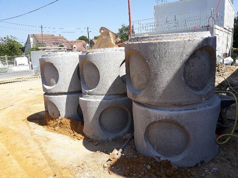 Travaux d'assainissement