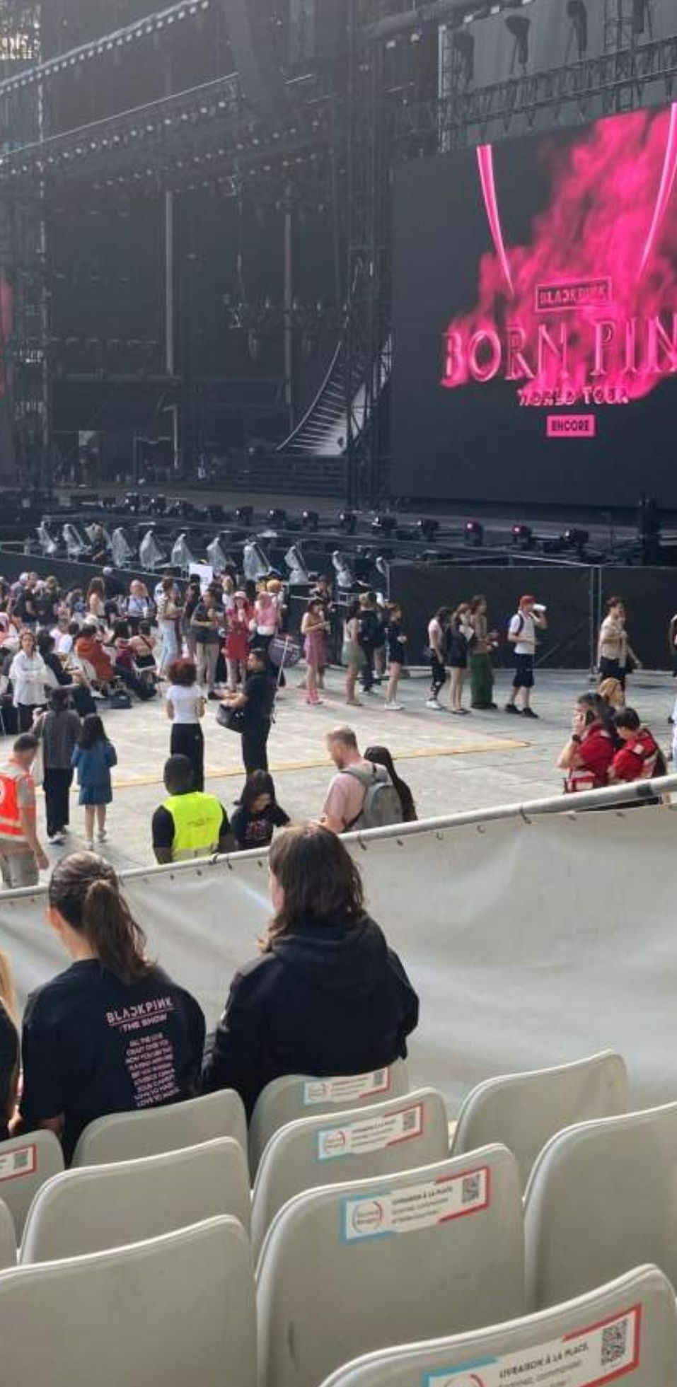 Évènement public, gradins