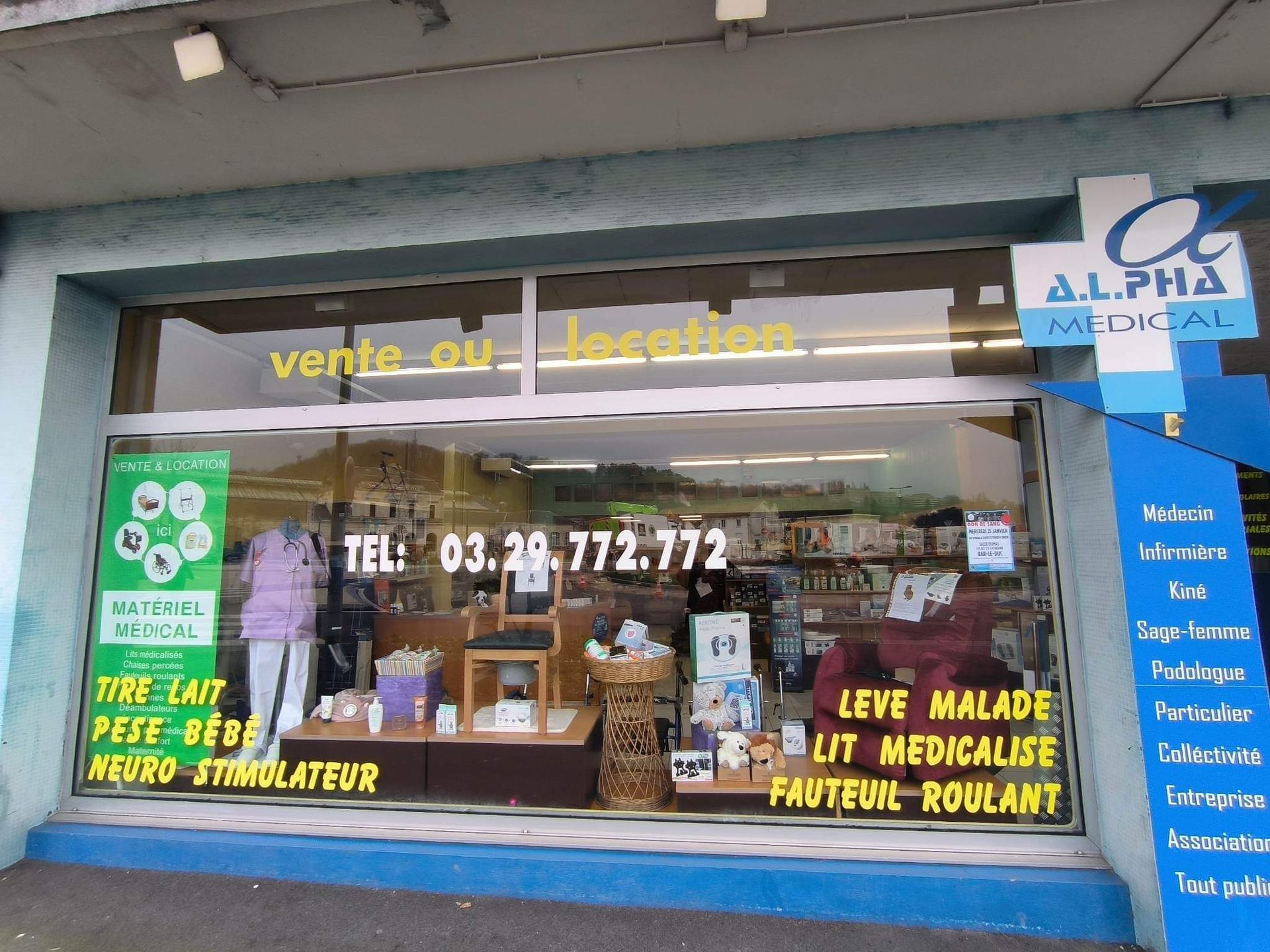 Vitrine - Alpha Médical