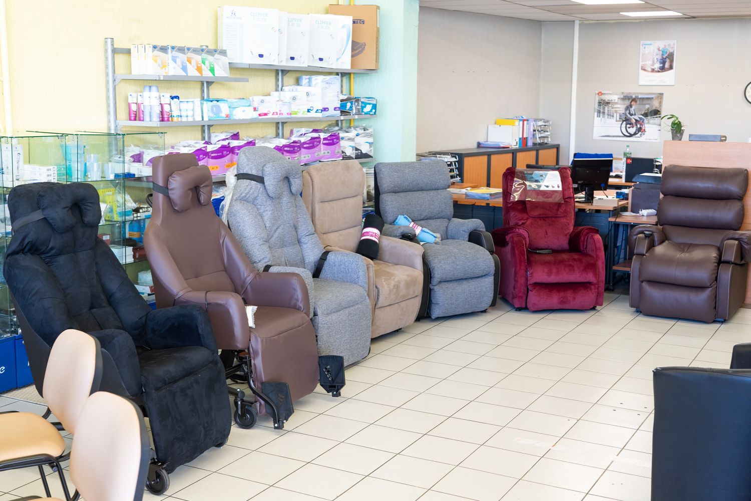 présentation de fauteuils massants