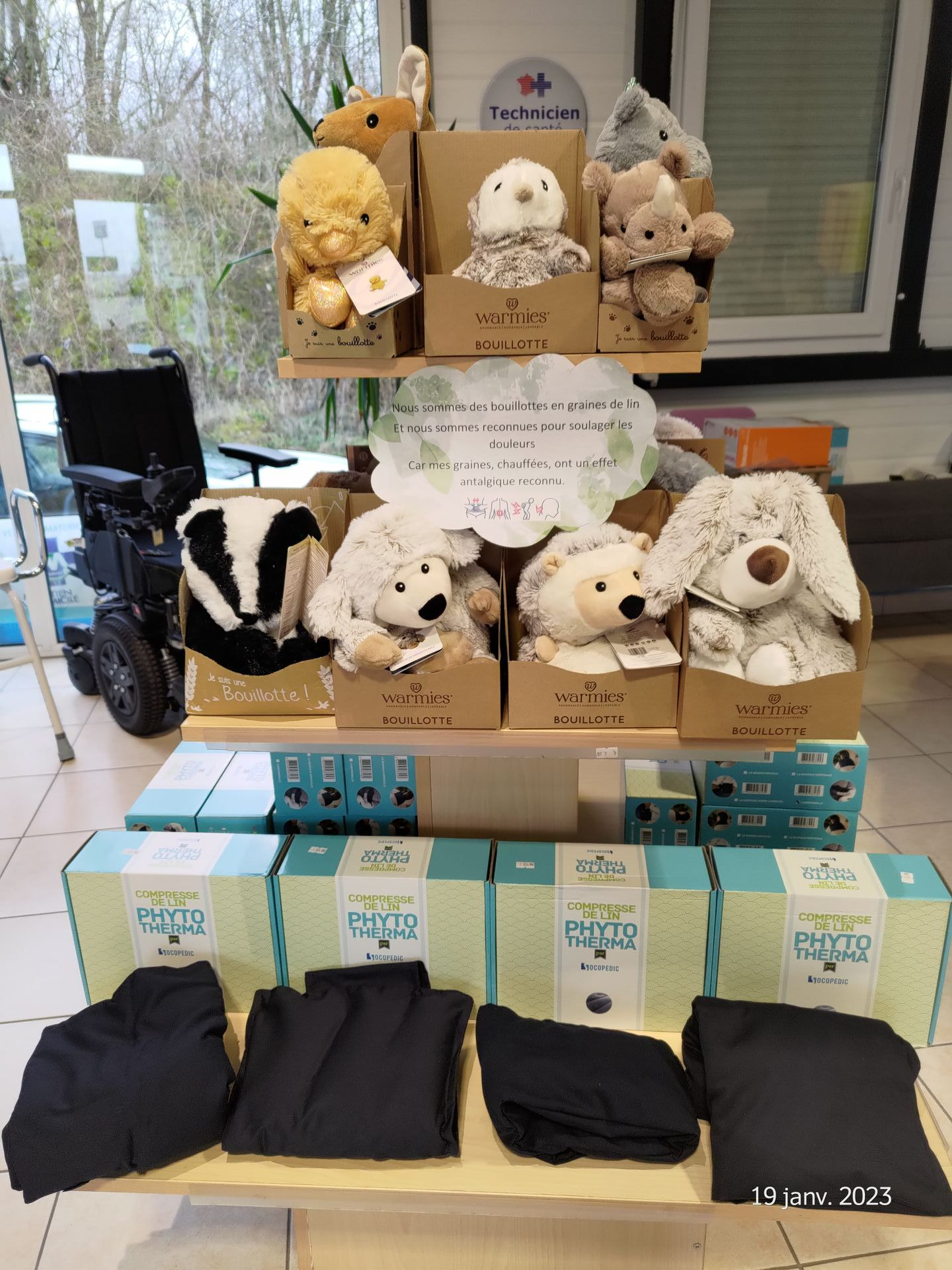 Bouillottes peluches