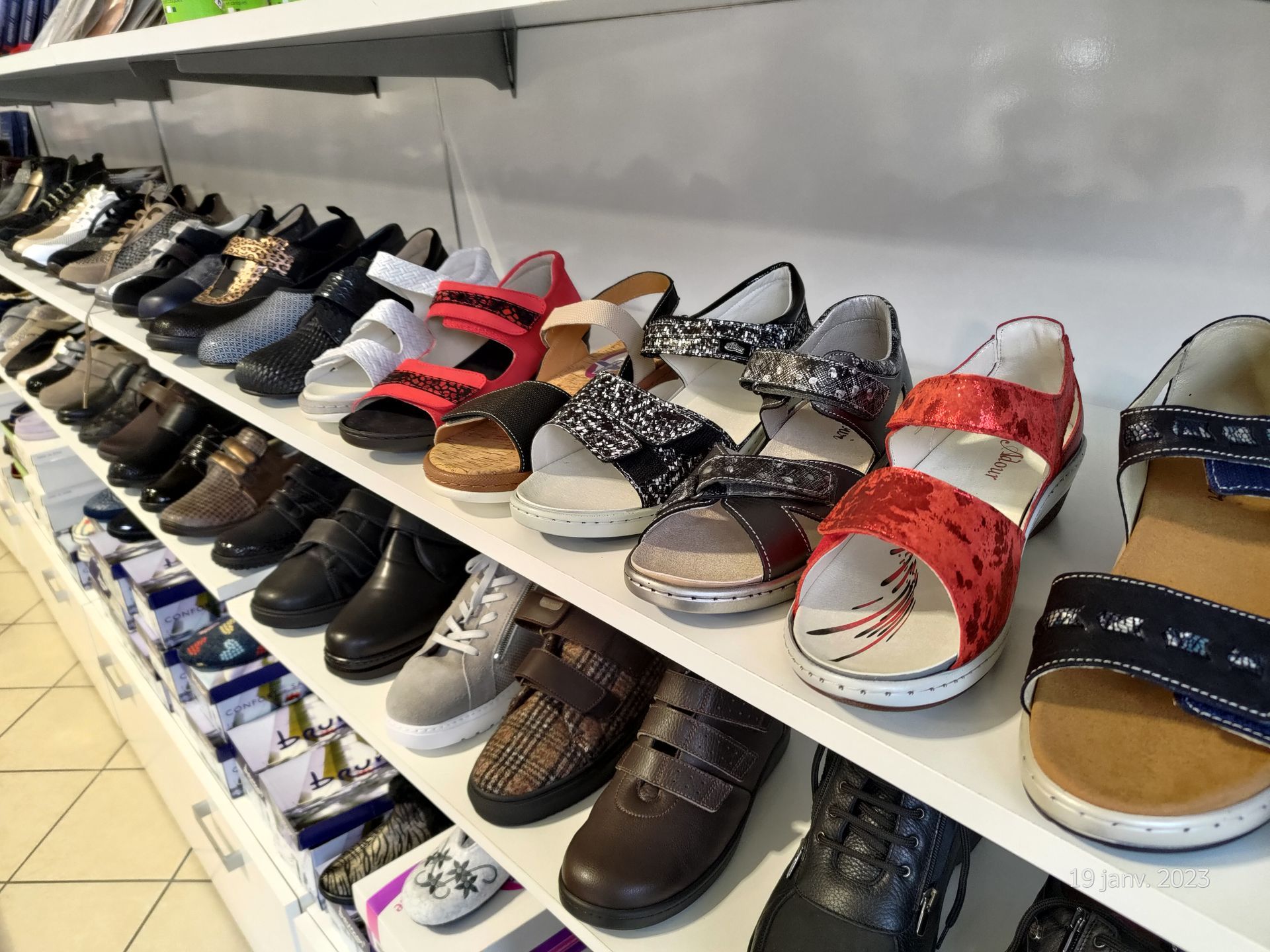 Gamme de chaussures à usage thérapeutique