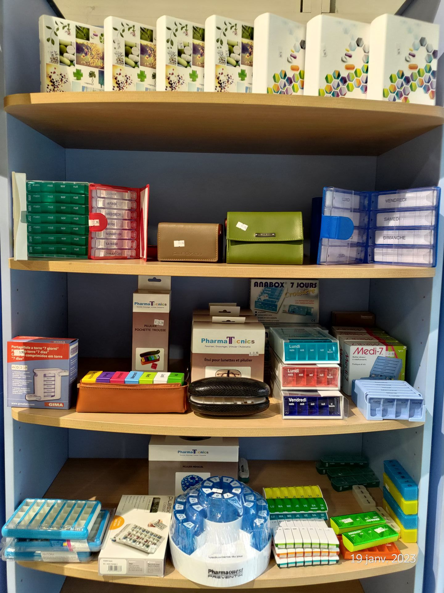 Piluliers pour médicaments