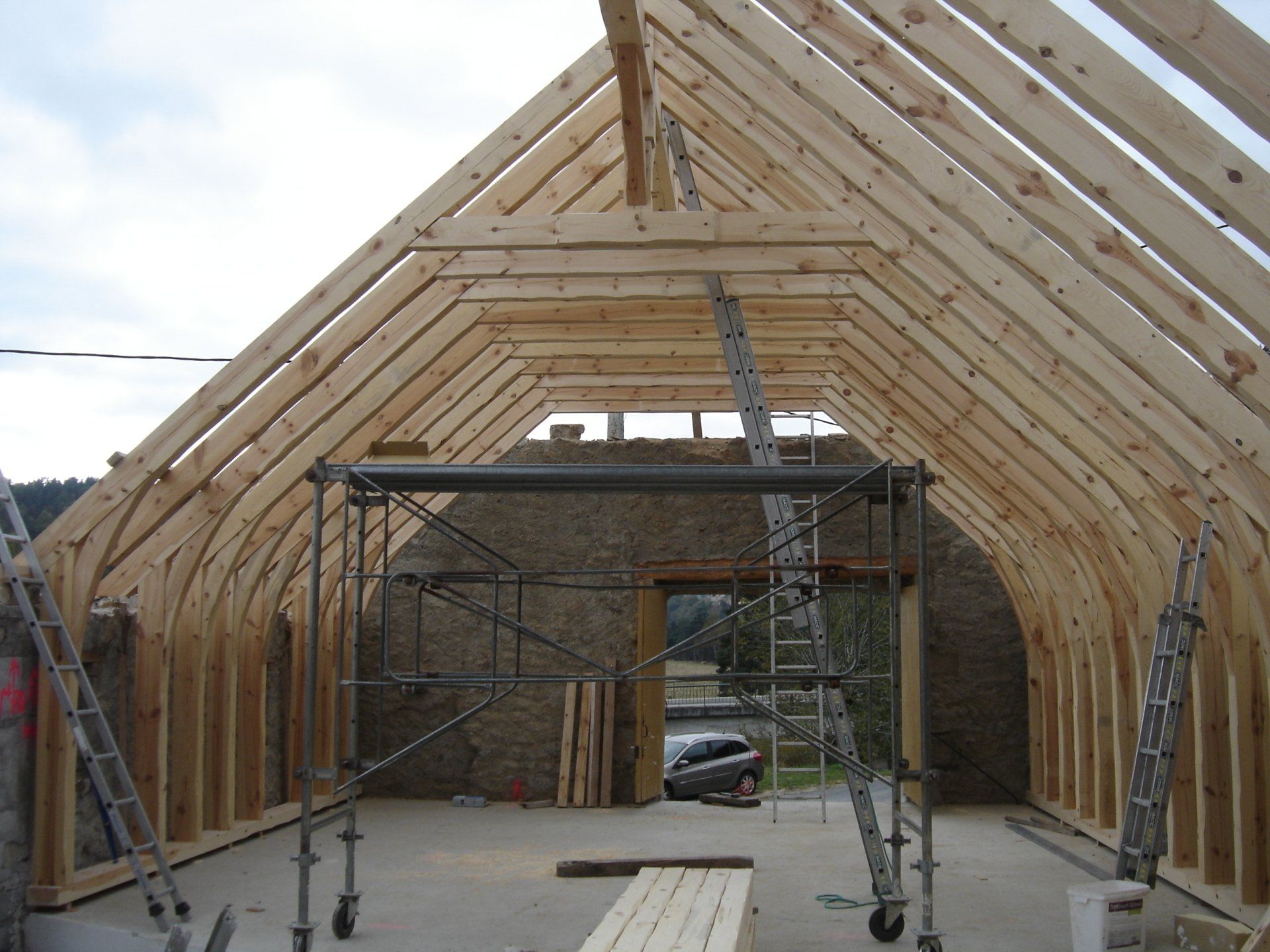 Travaux de charpente