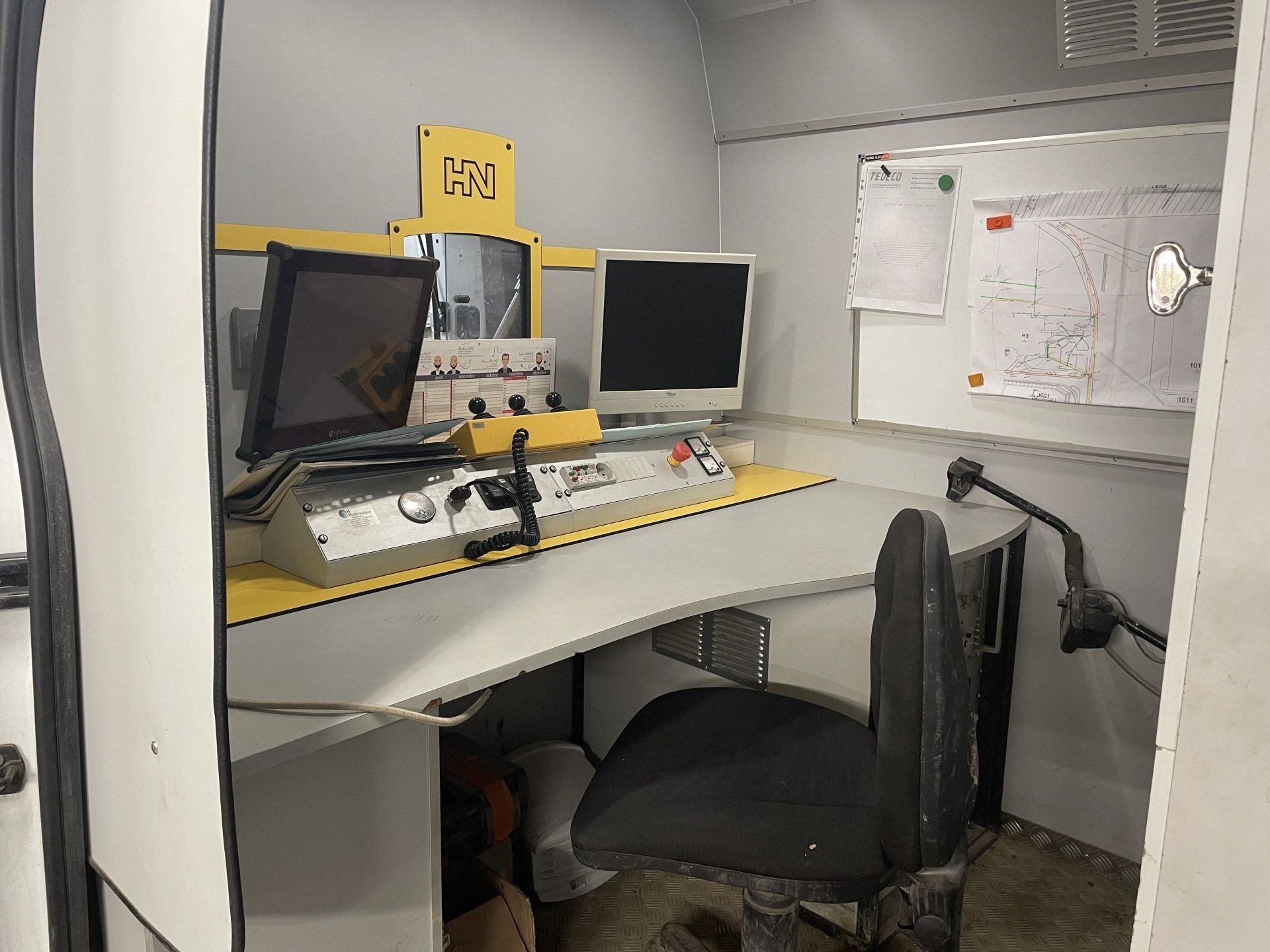 Unité de pilotage mobile pour inspection canalisation