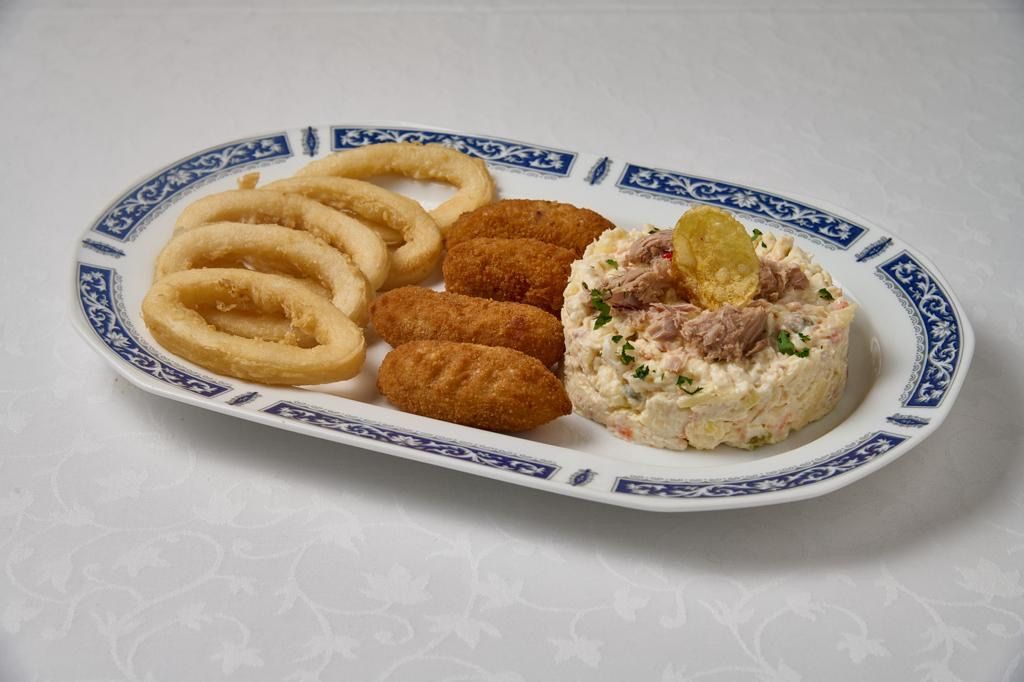 Calamares y croquetas