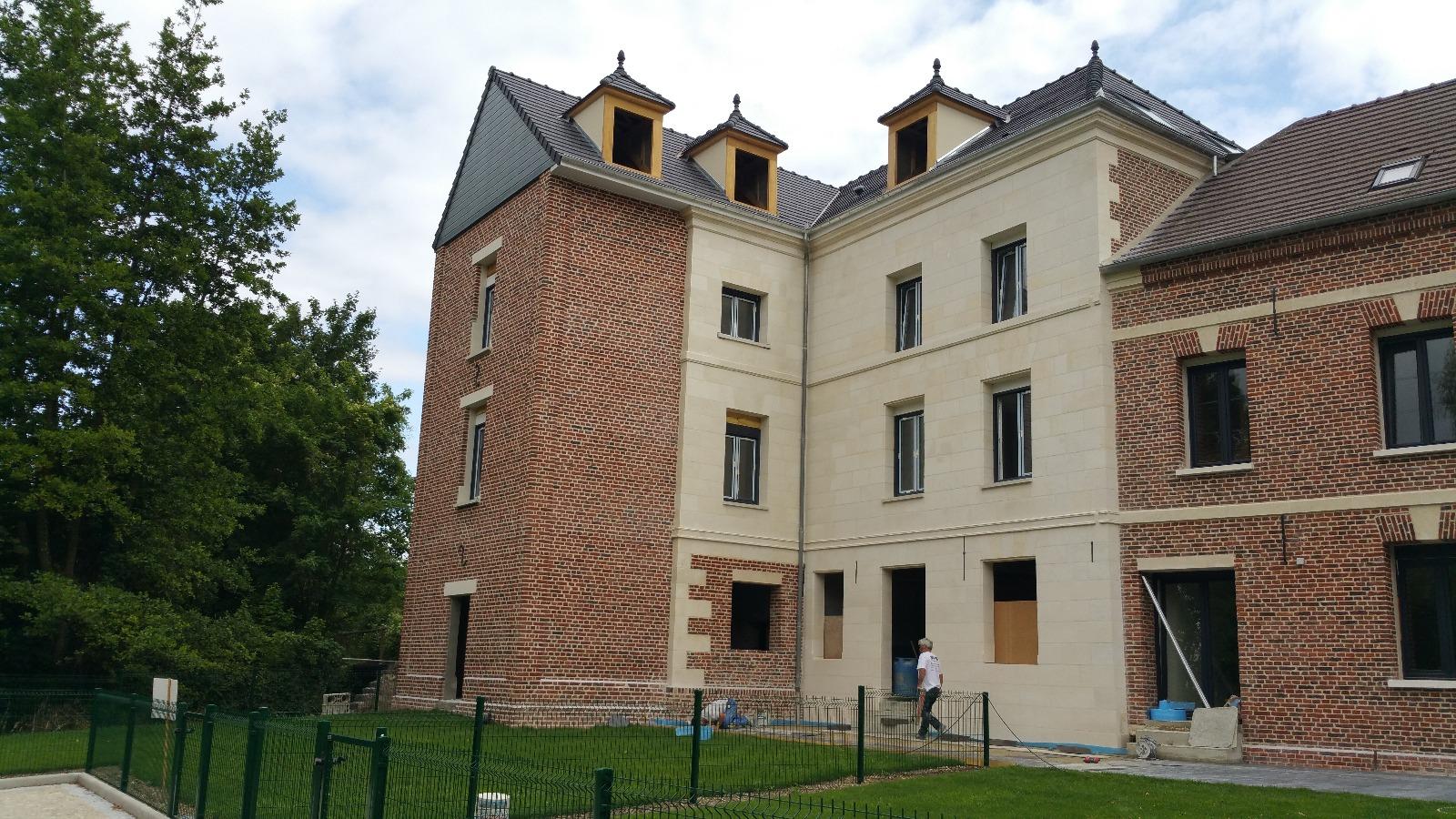 Ravalement de façade à Compiègne (en cours de réalisation)