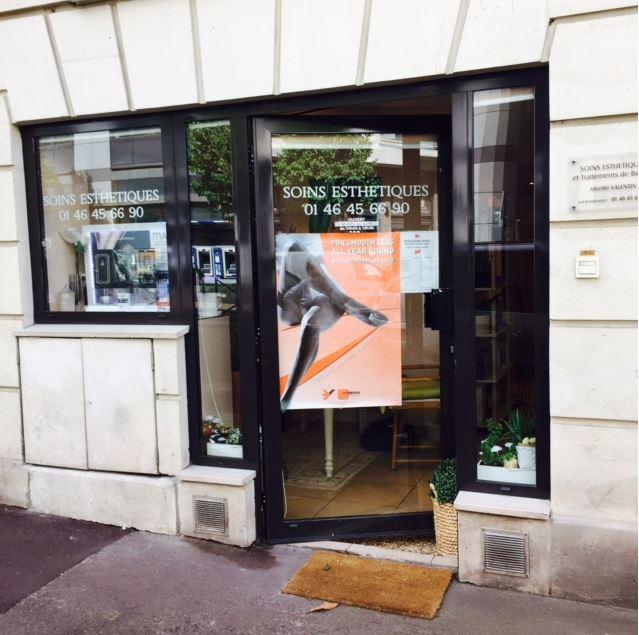 Devanture de la boutique