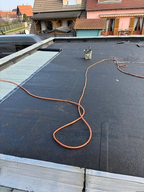 Application d'une membrane d'étanchéité