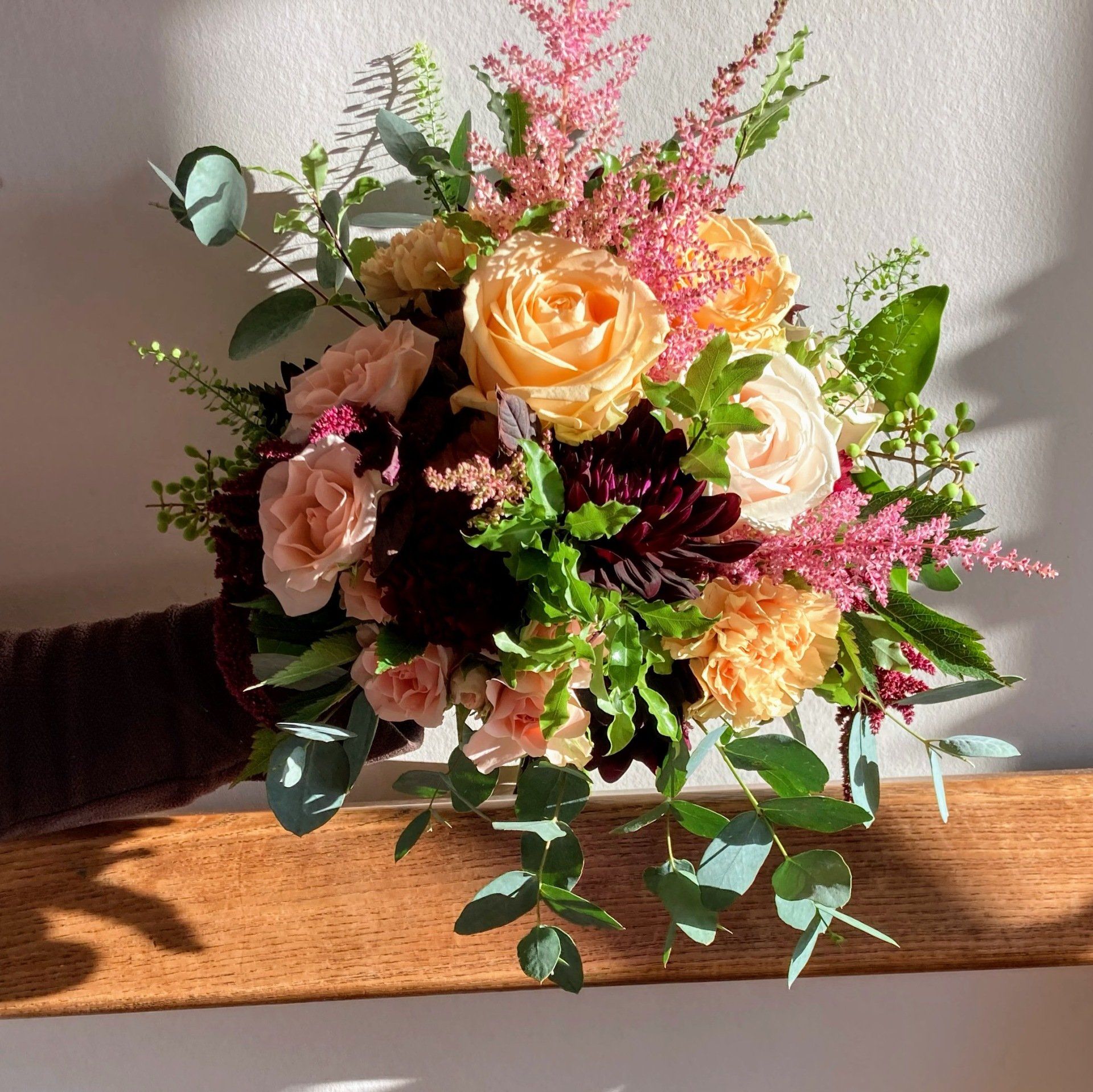 Bouquet fleurs oranges