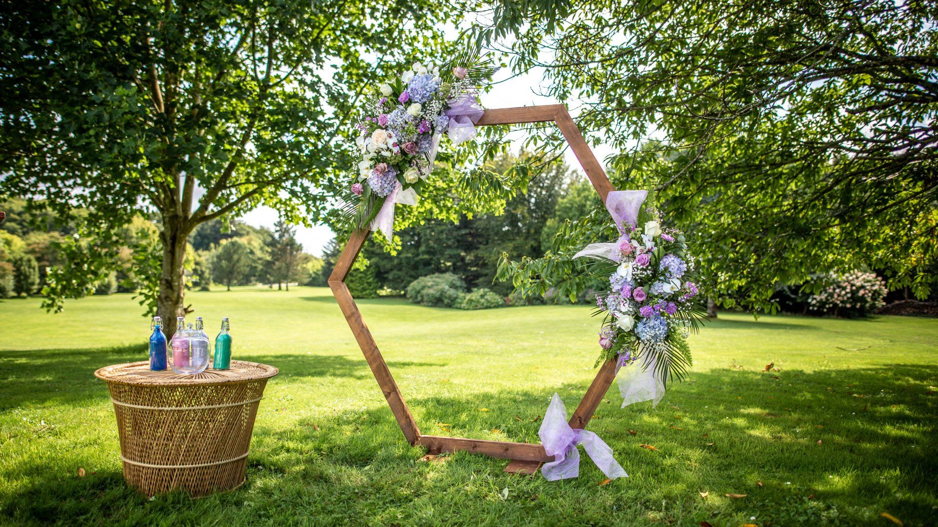 Arche florale mariage