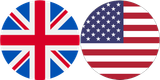Drapeaux britannique et américain