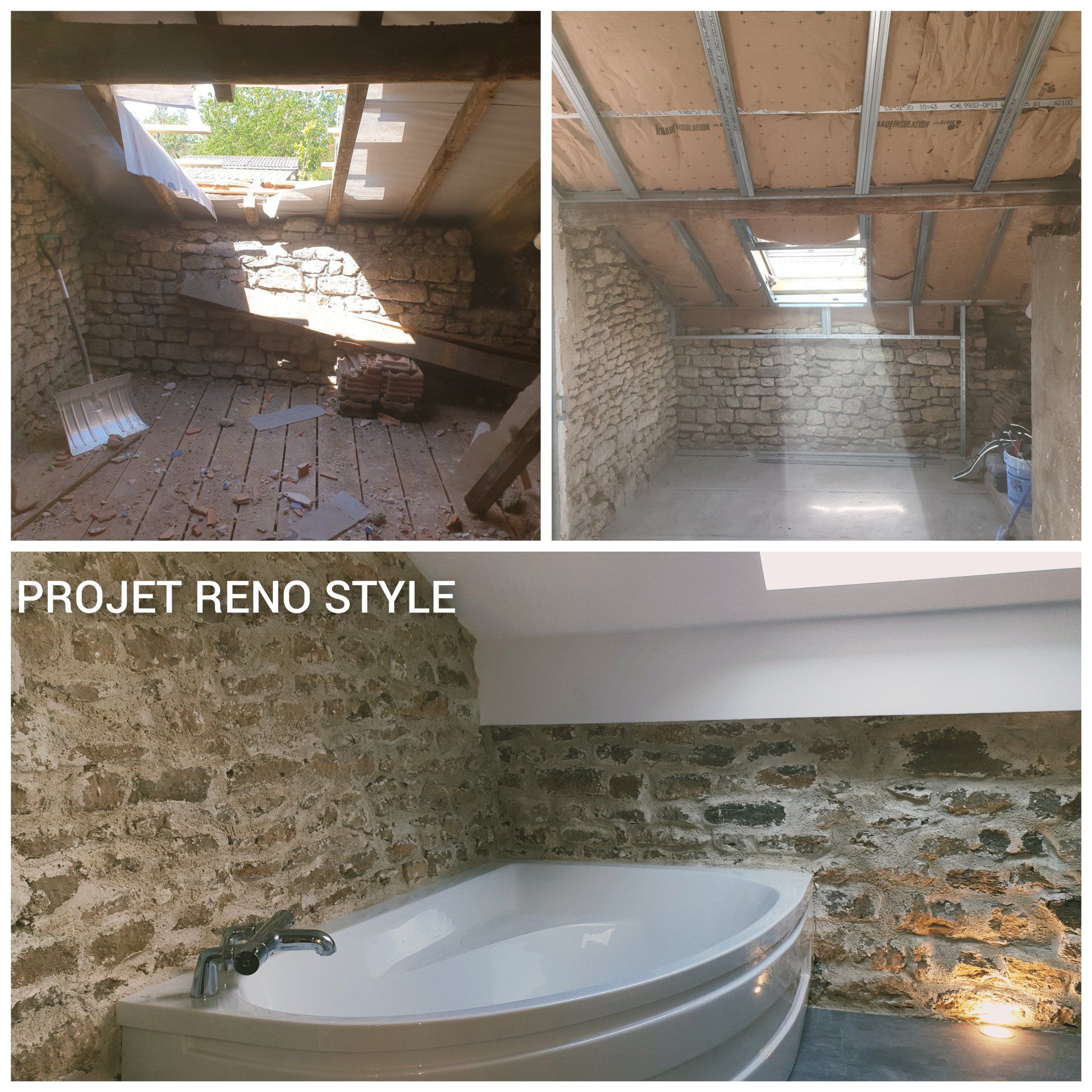 Projet salle de bain baignoire