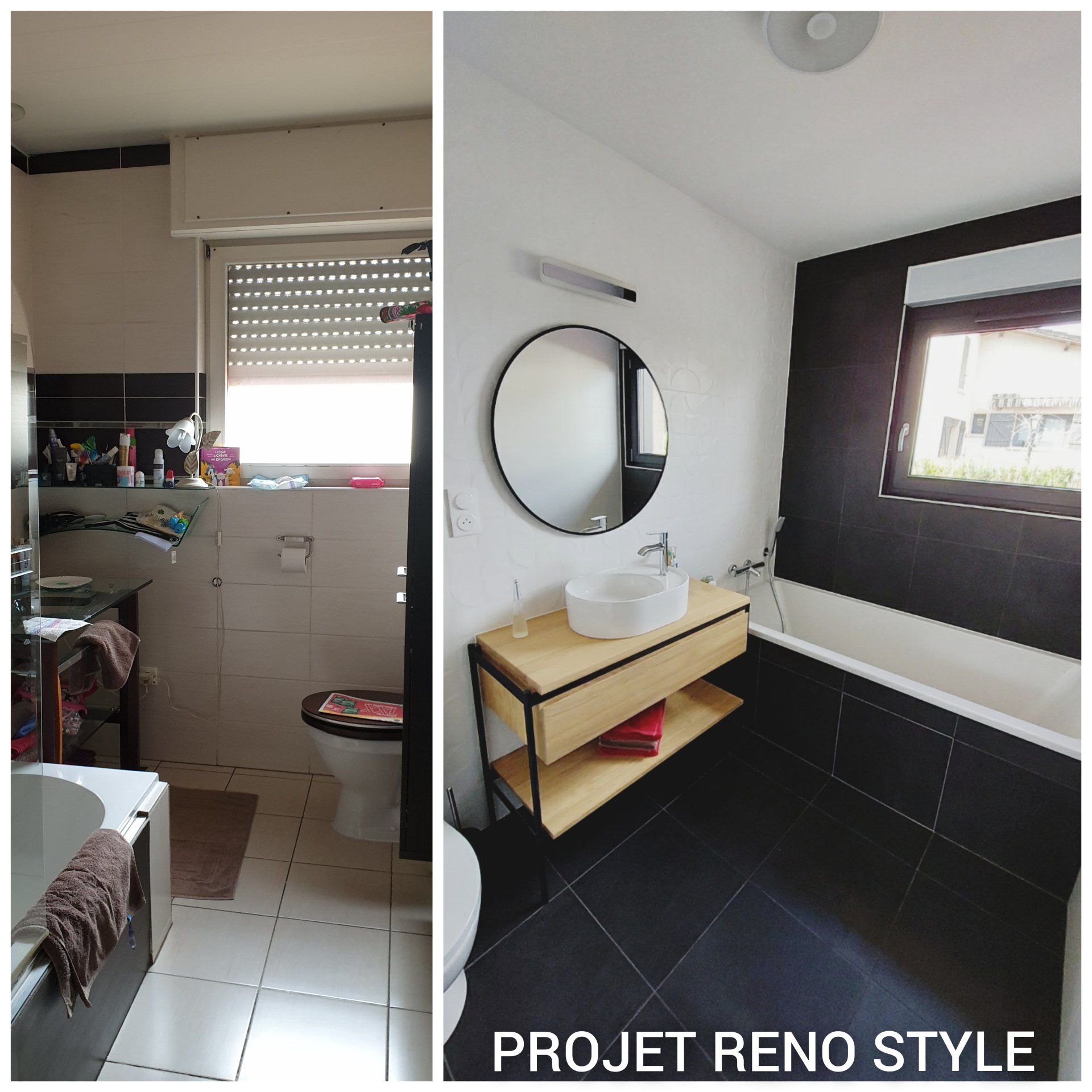 Projet cuisine faïence bleu