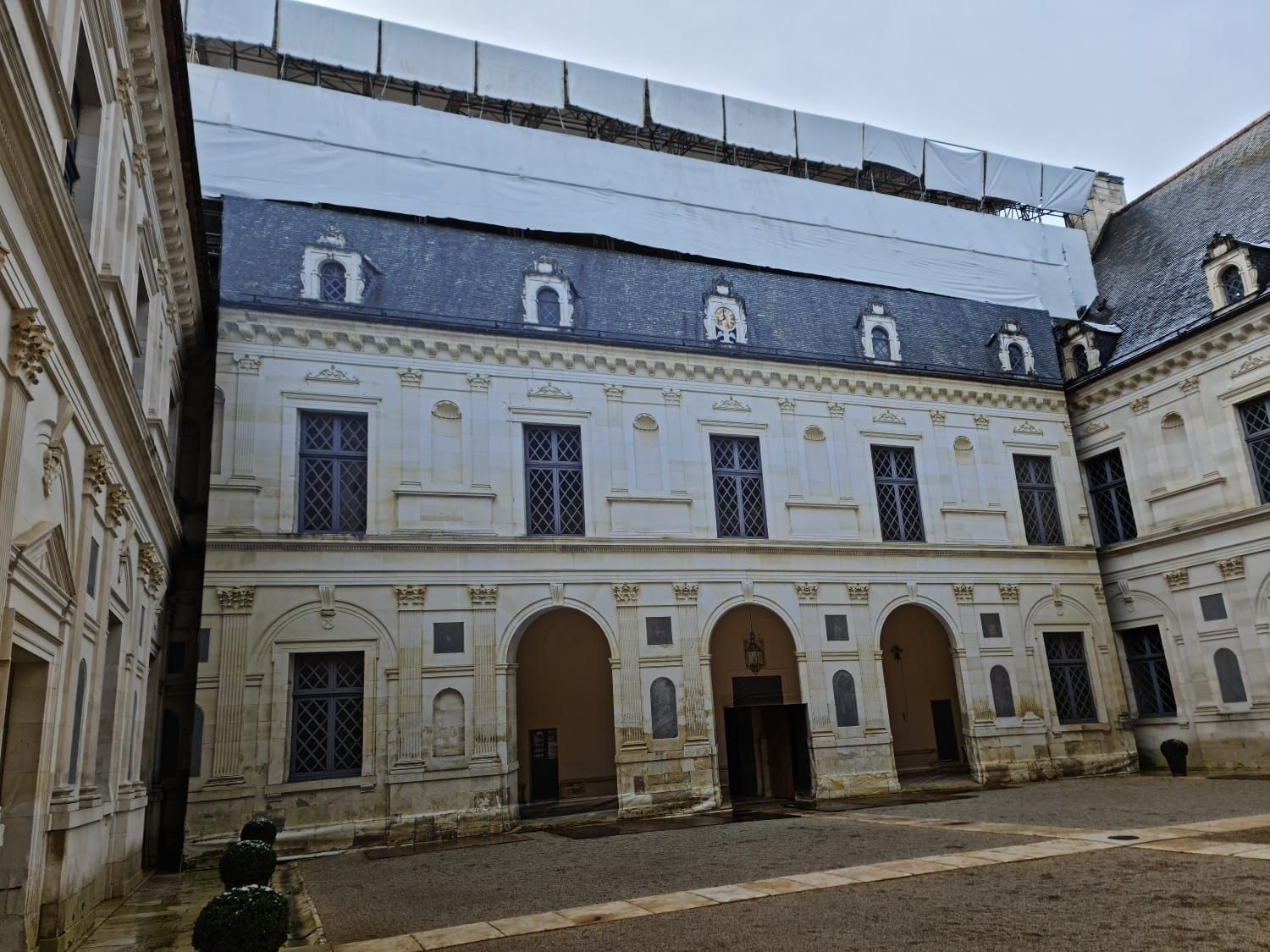 Bâche façade décorative