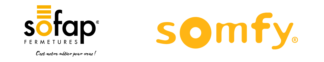 Liste de logos partenaires dont Somfy et Sofap