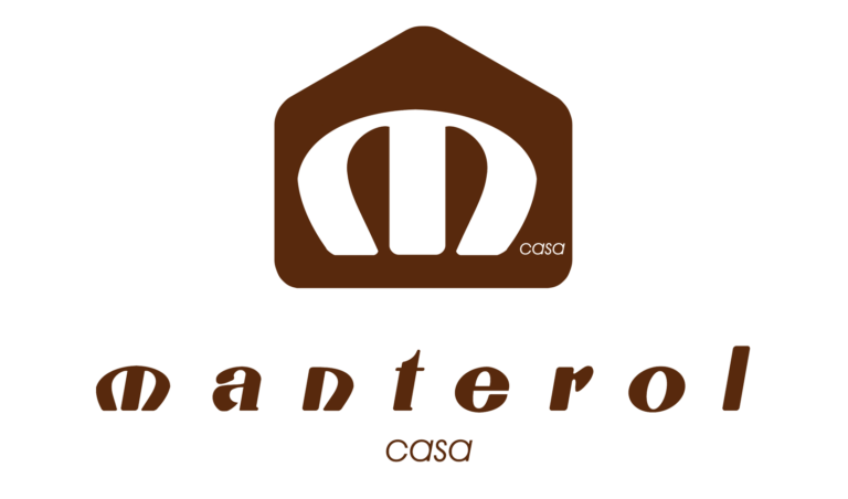 Logotipo marrón y blanco de “Panterol Casa” con un icono de casa estilizada sobre el nombre.