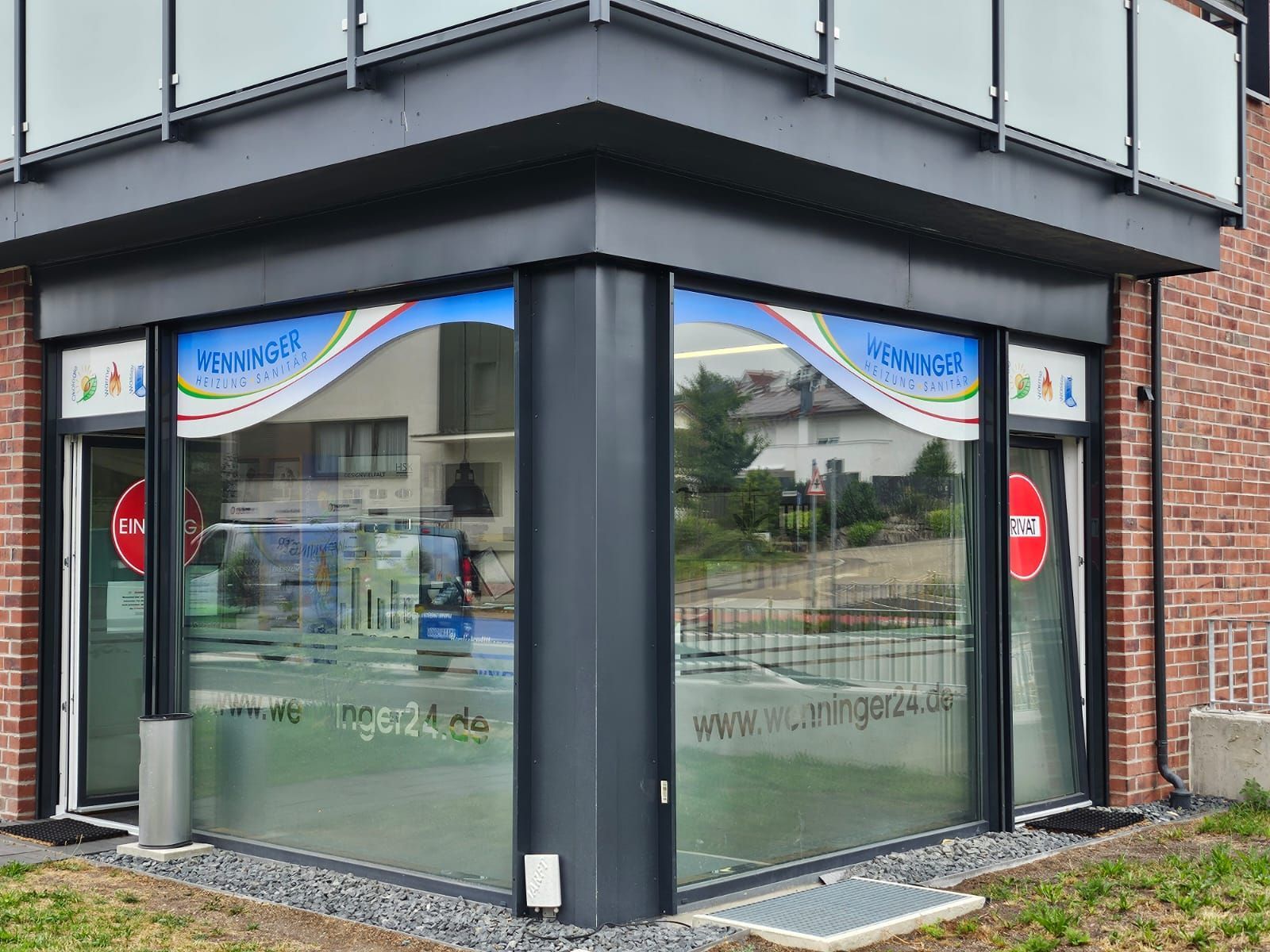 Schaufenster von Wenninger – Heizung und Sanitär