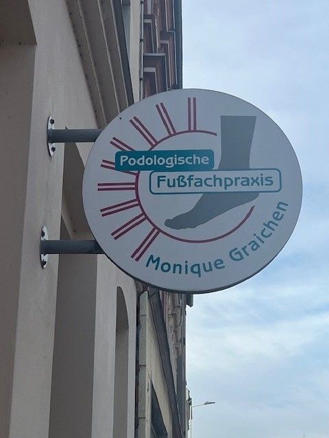 Podologische Fußfachpraxis – Firmenschild
