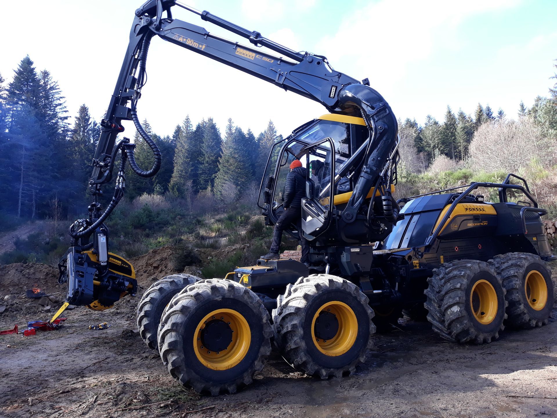 Abatteuse Ponssé Scorpion Giant