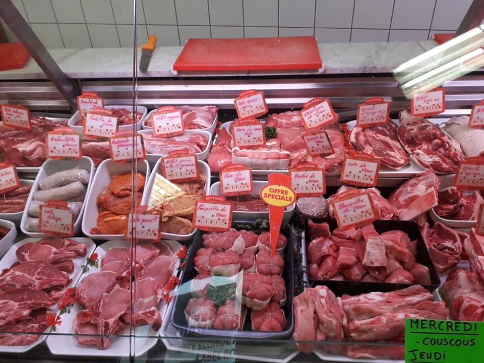 Viandes de bœuf, porc et volaille