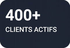 400+ clients actifs
