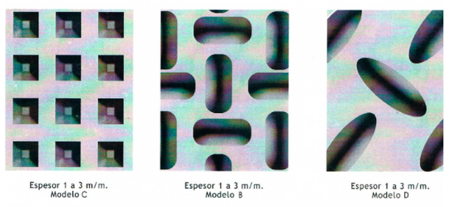 Tres tipos diferentes de imágenes con las letras ep en ellas