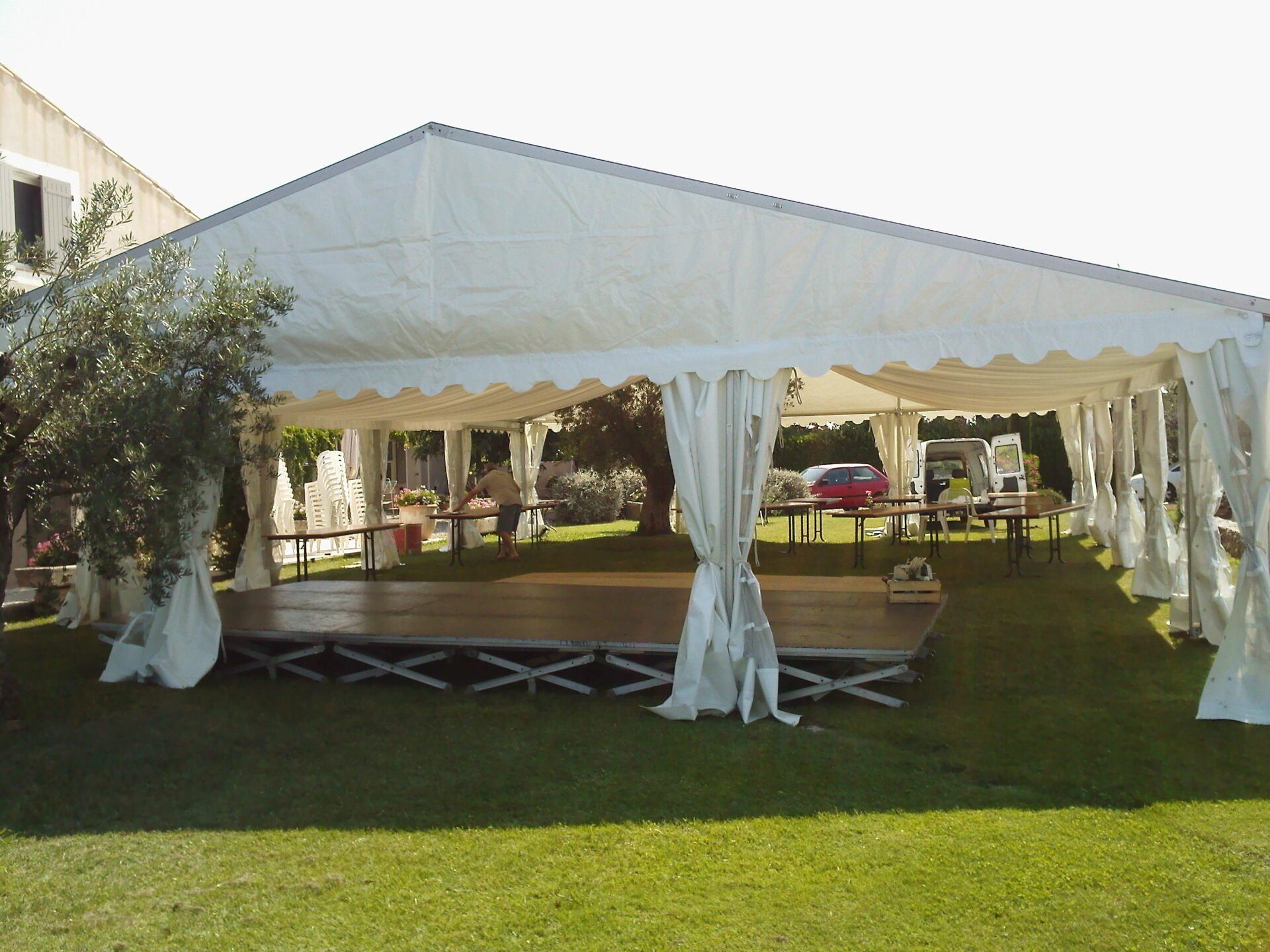 Location estrade pour mariage