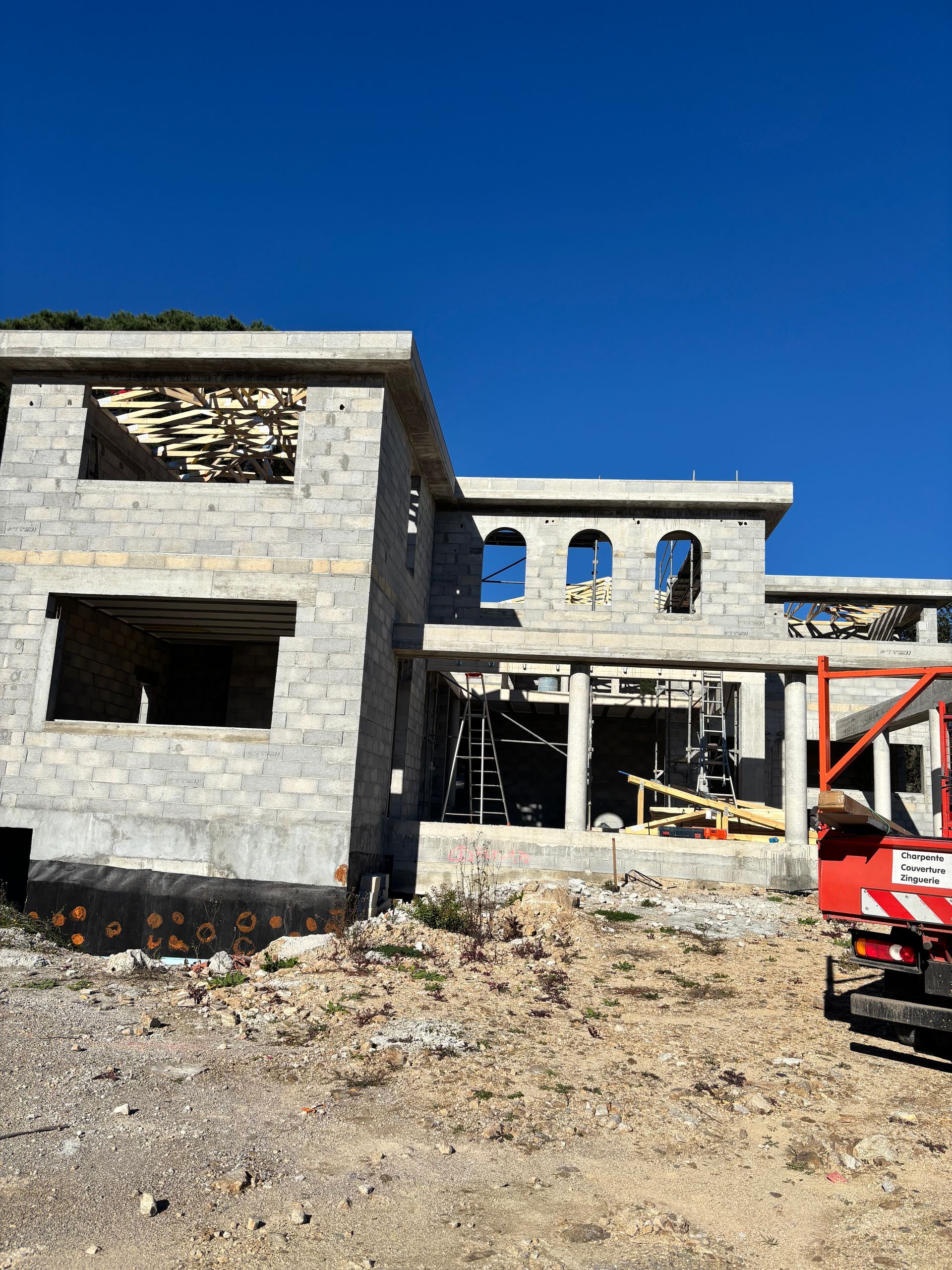 Travaux de construction