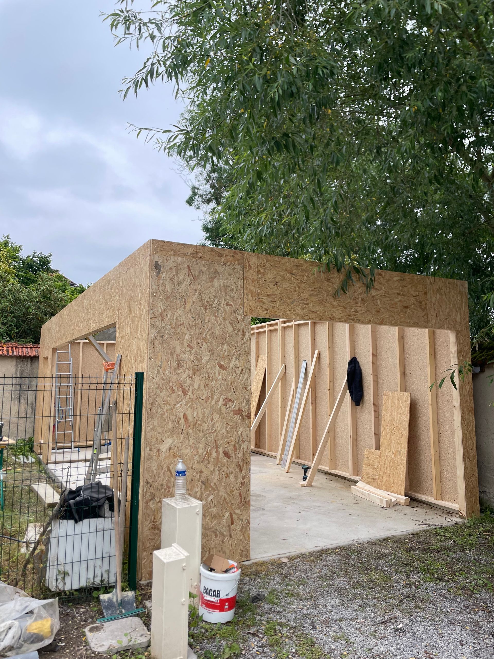 Extension ossature bois