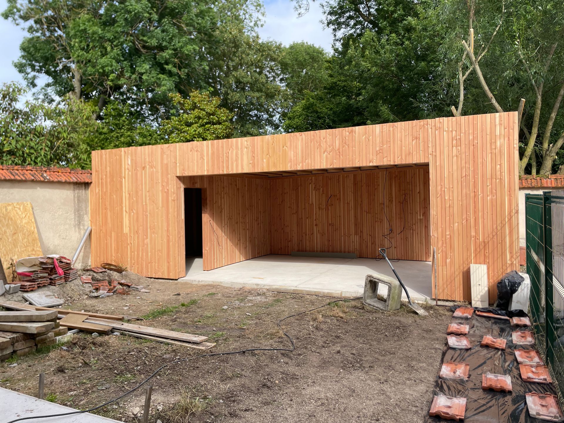 Travaux d'extension bois