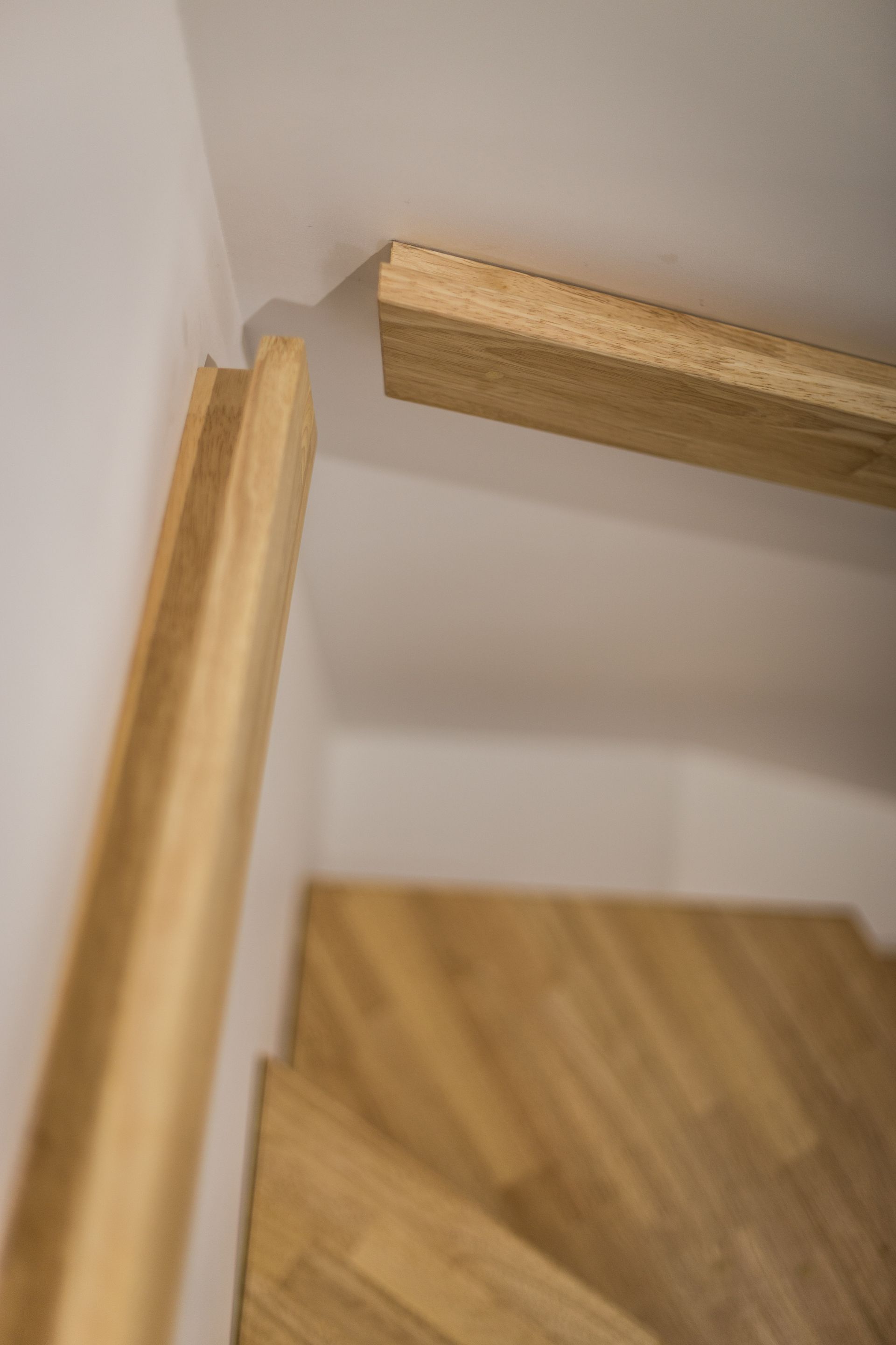 Rembarde en bois d'escalier