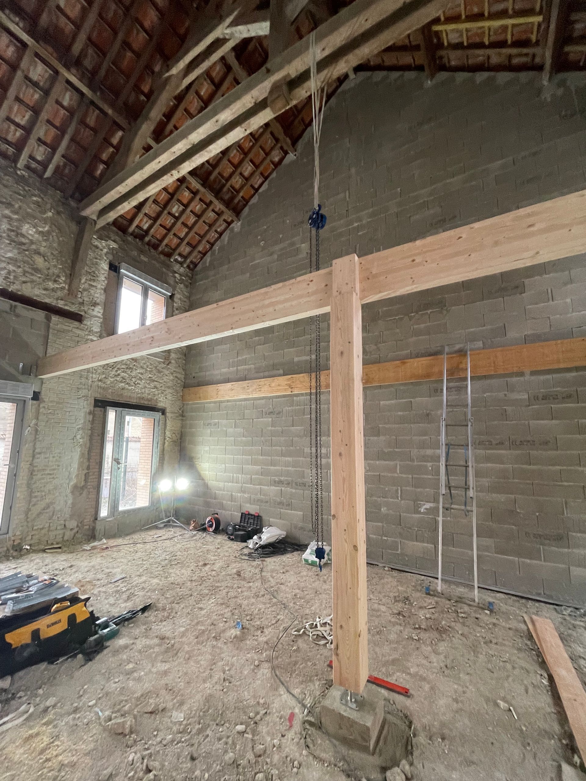 Travaux de construction en bois